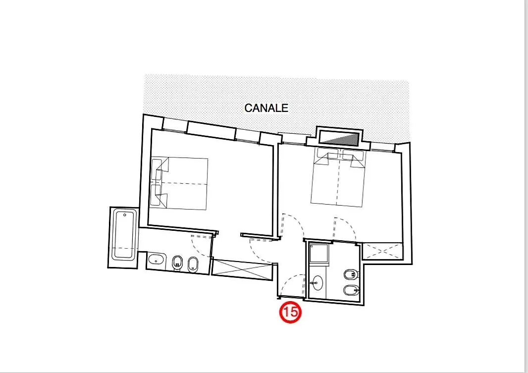 ונציה Locanda Del Ghetto 3*,  איטליה